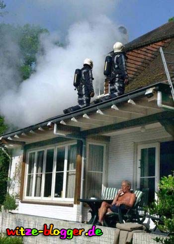 Feuerwehr Einsatz Mann Ruhe