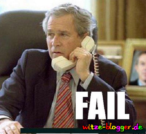 Bush am Telefon